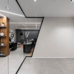 پارتیشن تکجداره شیشه ایی مثلثی