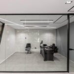 پارتیشن شیشه ای تک جداره