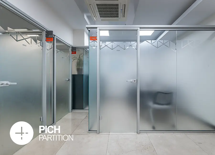 پارتیشن با شیشه سکوریت