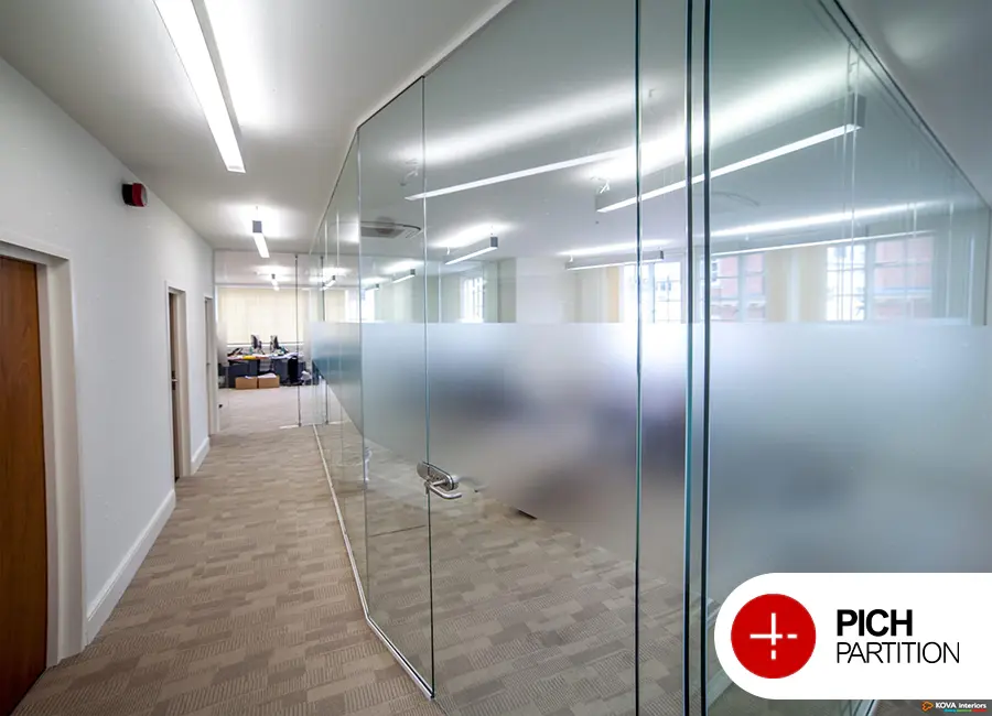 پارتیشن شیشه‌ای دوجداره