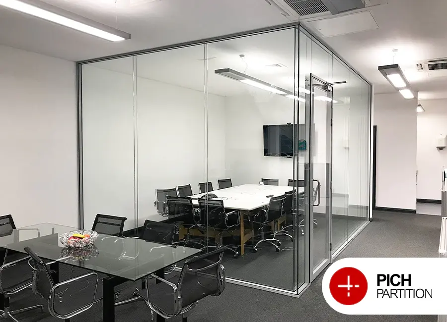 پارتیشن شیشهای دوجداره آکوستیک