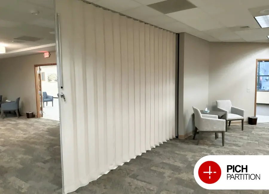 پارتیشن‌های آکاردئونی و تاشو برای فضاهای کوچک